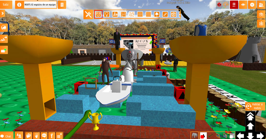 virtual lego serious play activity 2: Team Roots