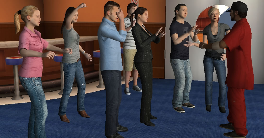 virtual avatars having fun virtual avatars having fun
